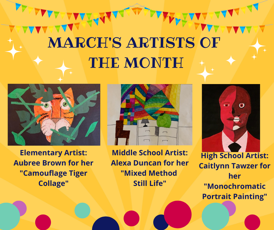 March's Artists of the Month