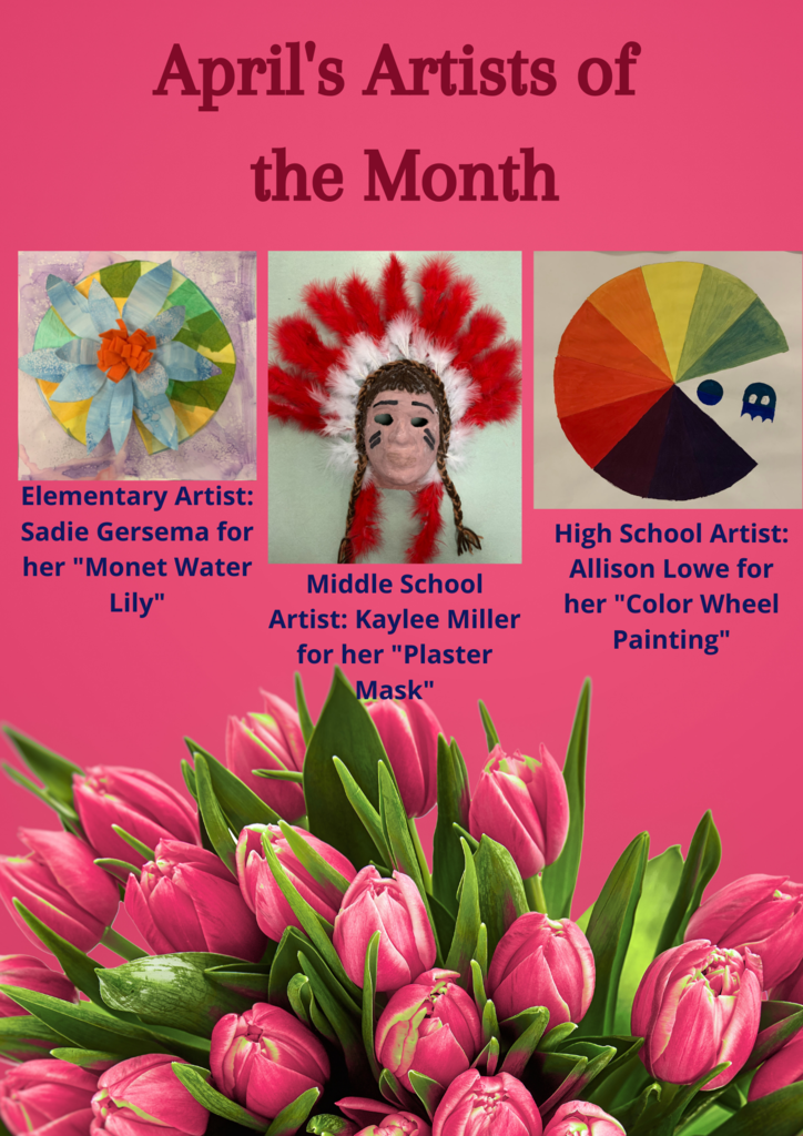 April's Artists of the Month